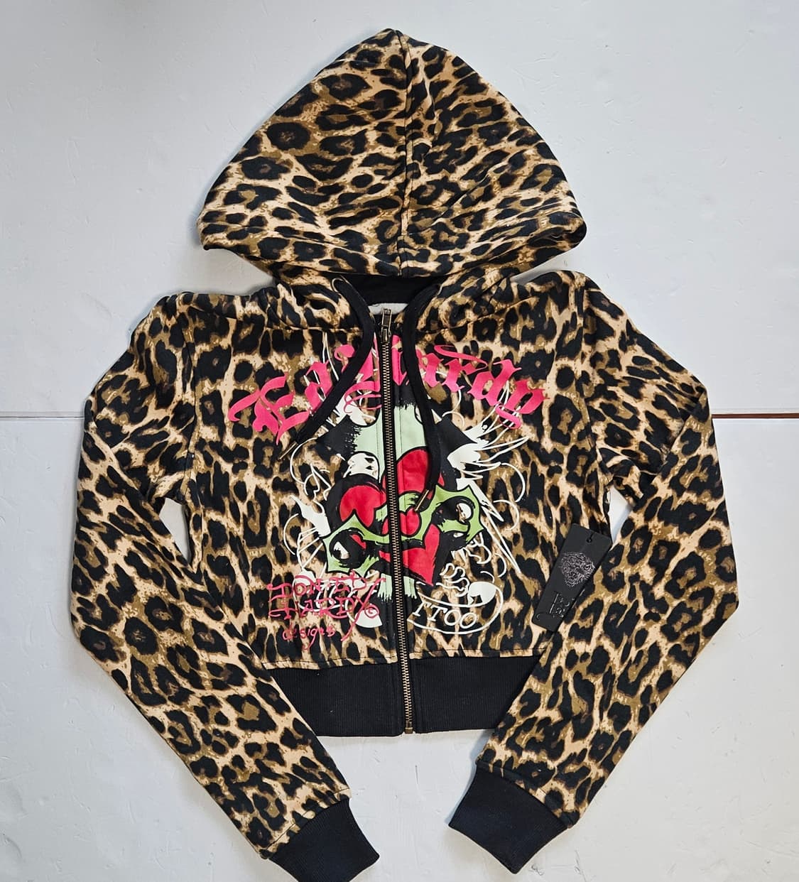 [새제품] 에드 하디 레오파드 후드집업 상품이미지2