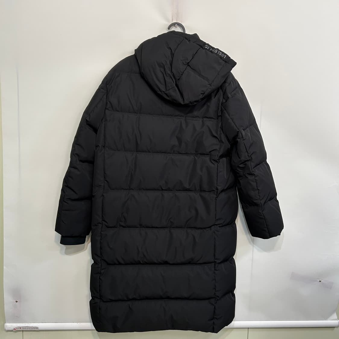 게스 남성 롱패딩 105 블랙 덕다운 상품이미지2
