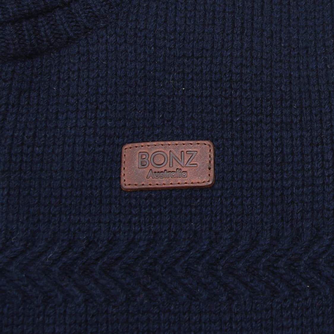 (착용컷) BONZ 울 니트 집업 베스트 (남성용 100) 상품이미지6