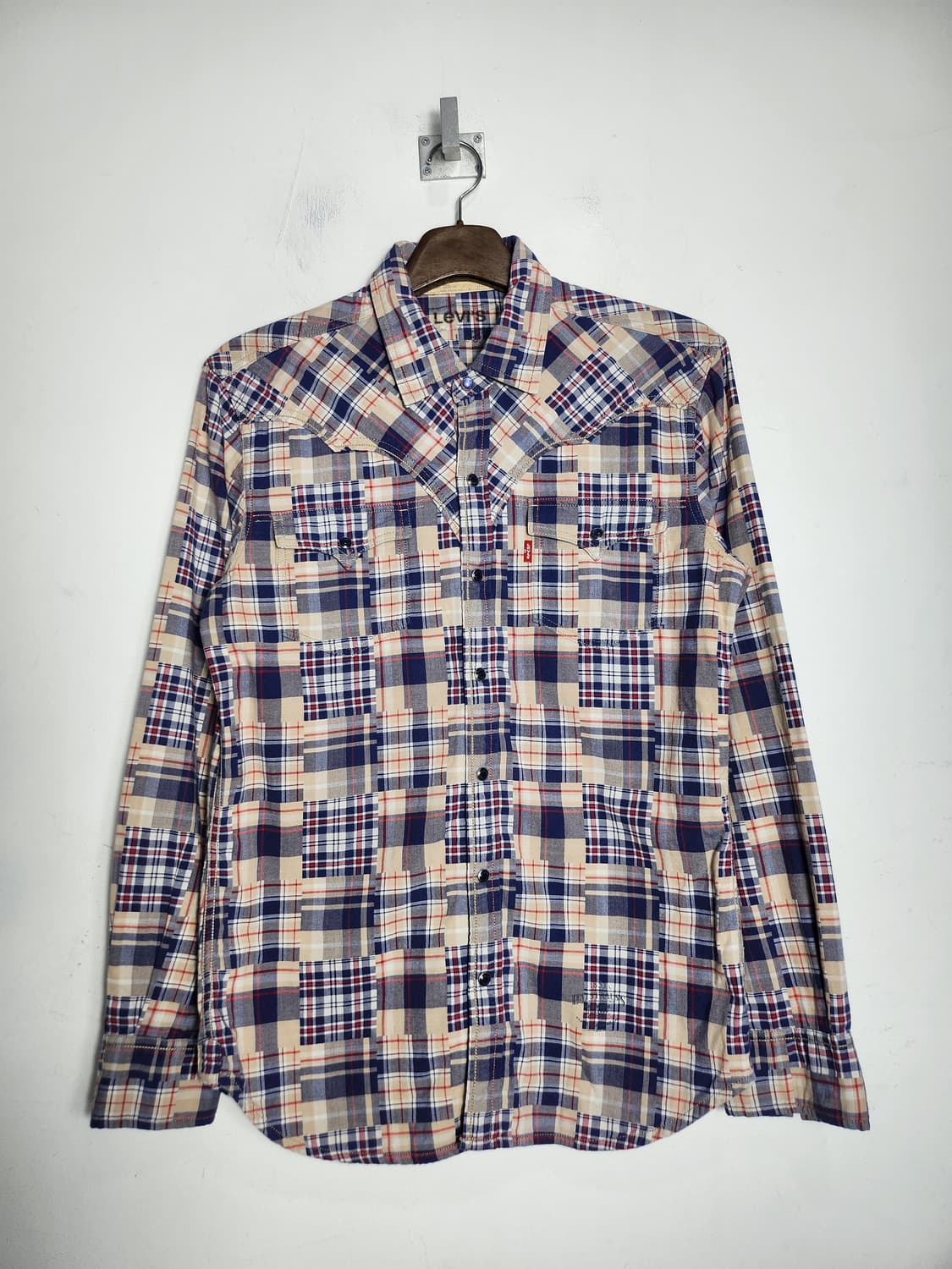 리바이스 패치워크 버튼 워크 셔츠 상품이미지1