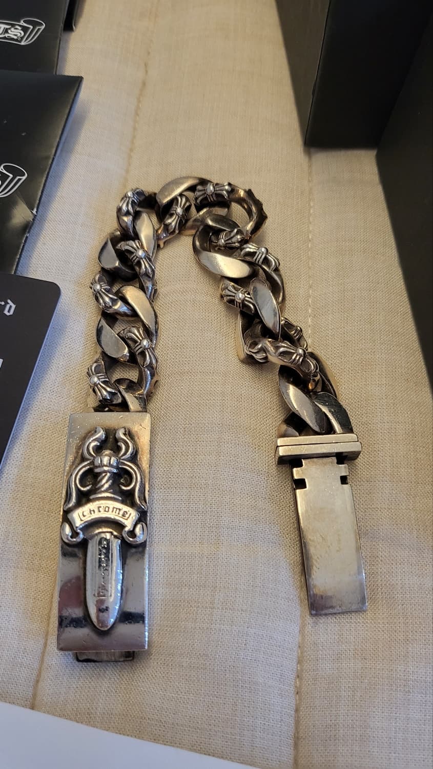 크롬하츠 12 링크 대거 ID팔찌 판매 상품이미지2