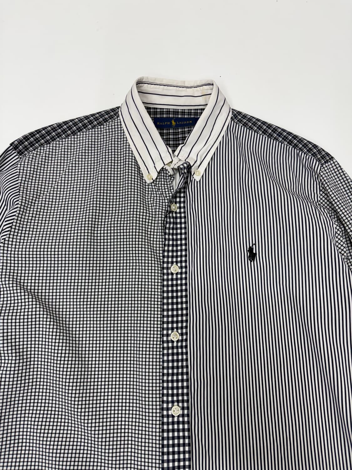 폴로 패턴 스트라이프 셔츠 상품이미지1