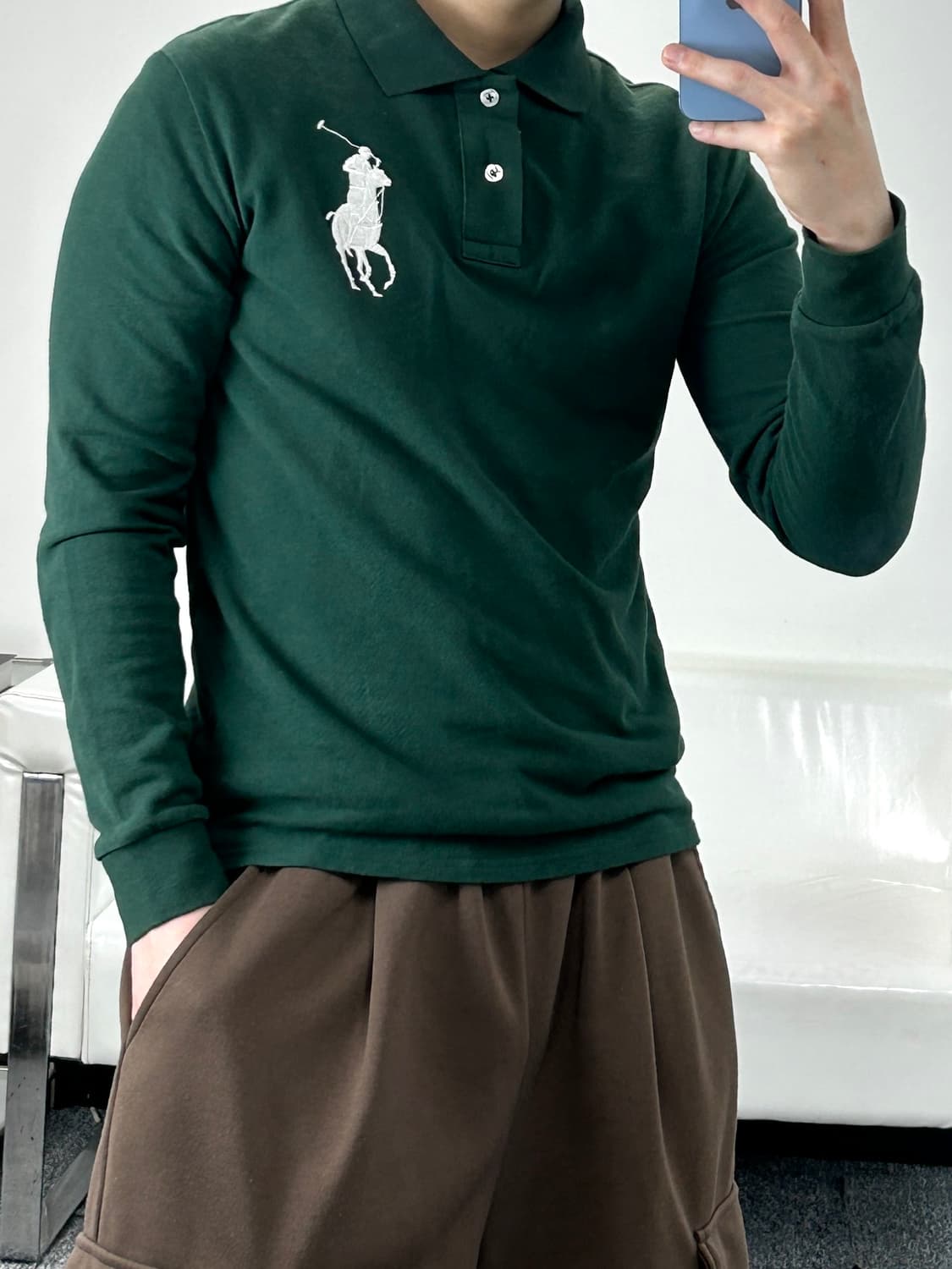 폴로 랄프로렌 빅포니 카라 롱슬리브 L 상품이미지6