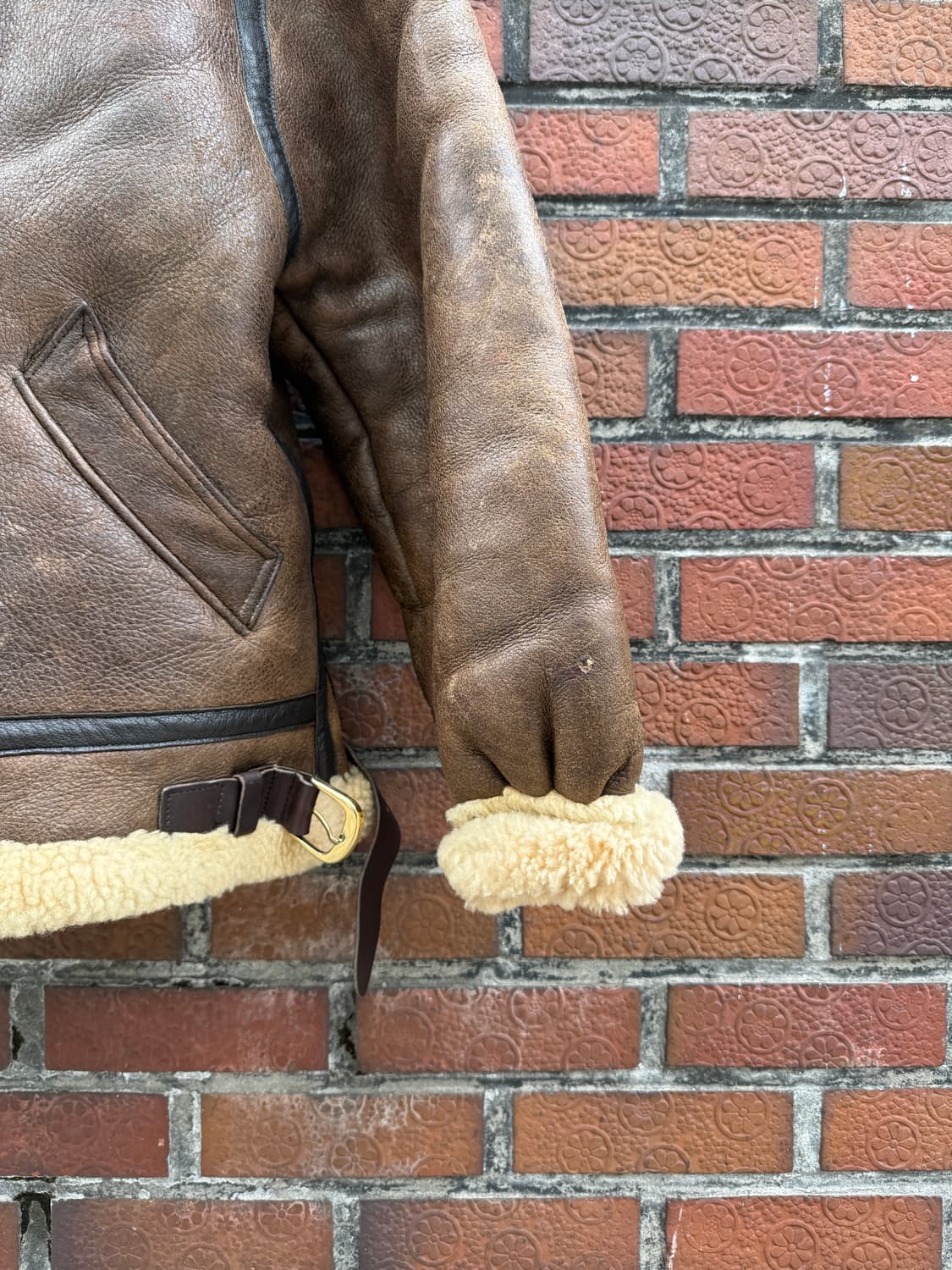 80s 골든베어 b-3 무스탕 40(XL) 상품이미지7