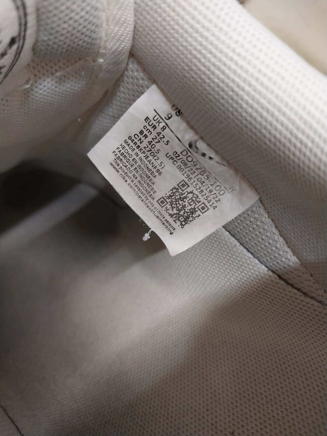 남성 나이키 에어포스1 07 프리미엄 빈티지 세일 운동화 (270) 상품이미지8