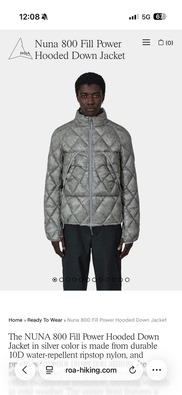 ROA nuna 800 실버 l 상품이미지1