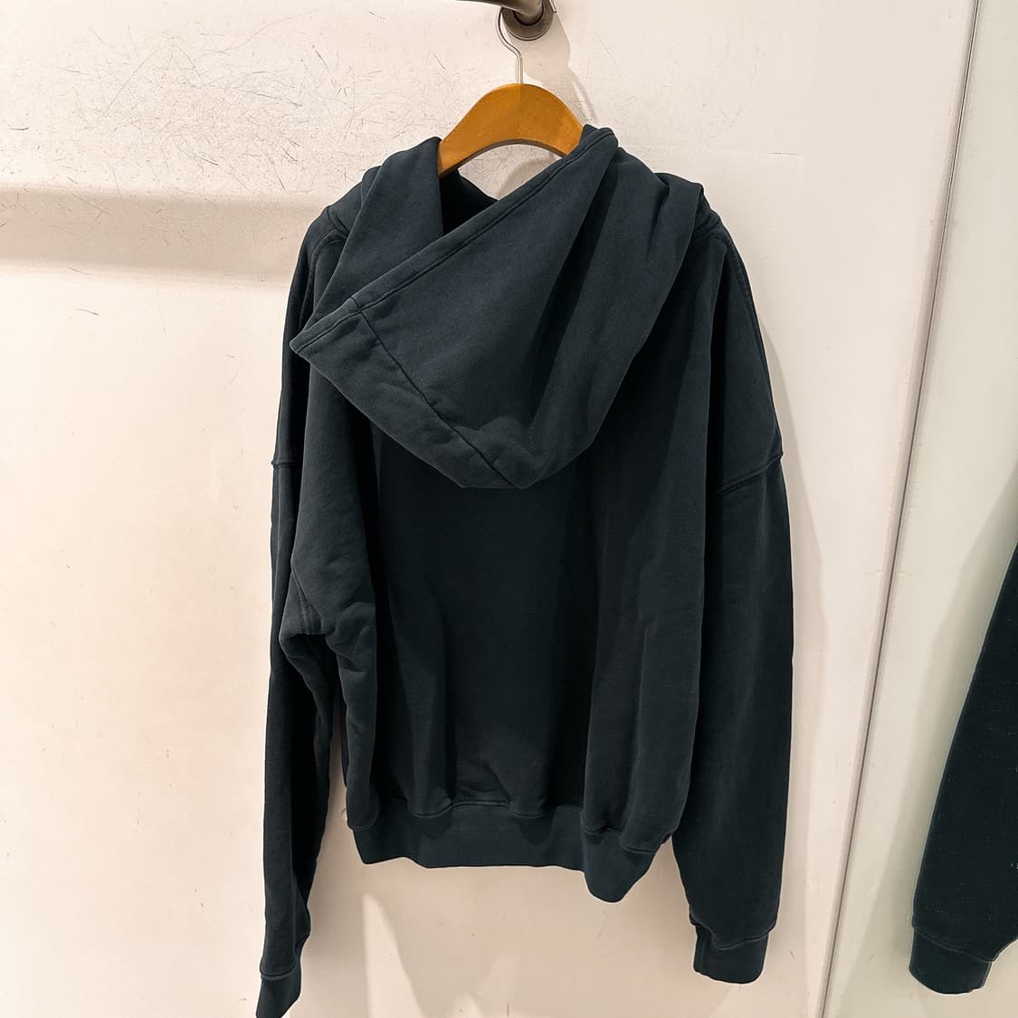 (정품/새상품) RHUDE 루드 남성 빈티지 블랙 로고 후드 상품이미지2