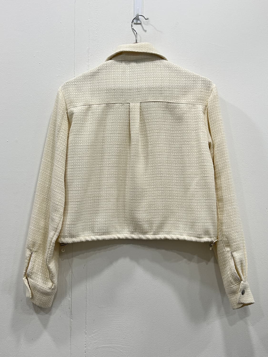 SOARE 크롭 트위드 집업 자켓  F 아이보리 상품이미지2