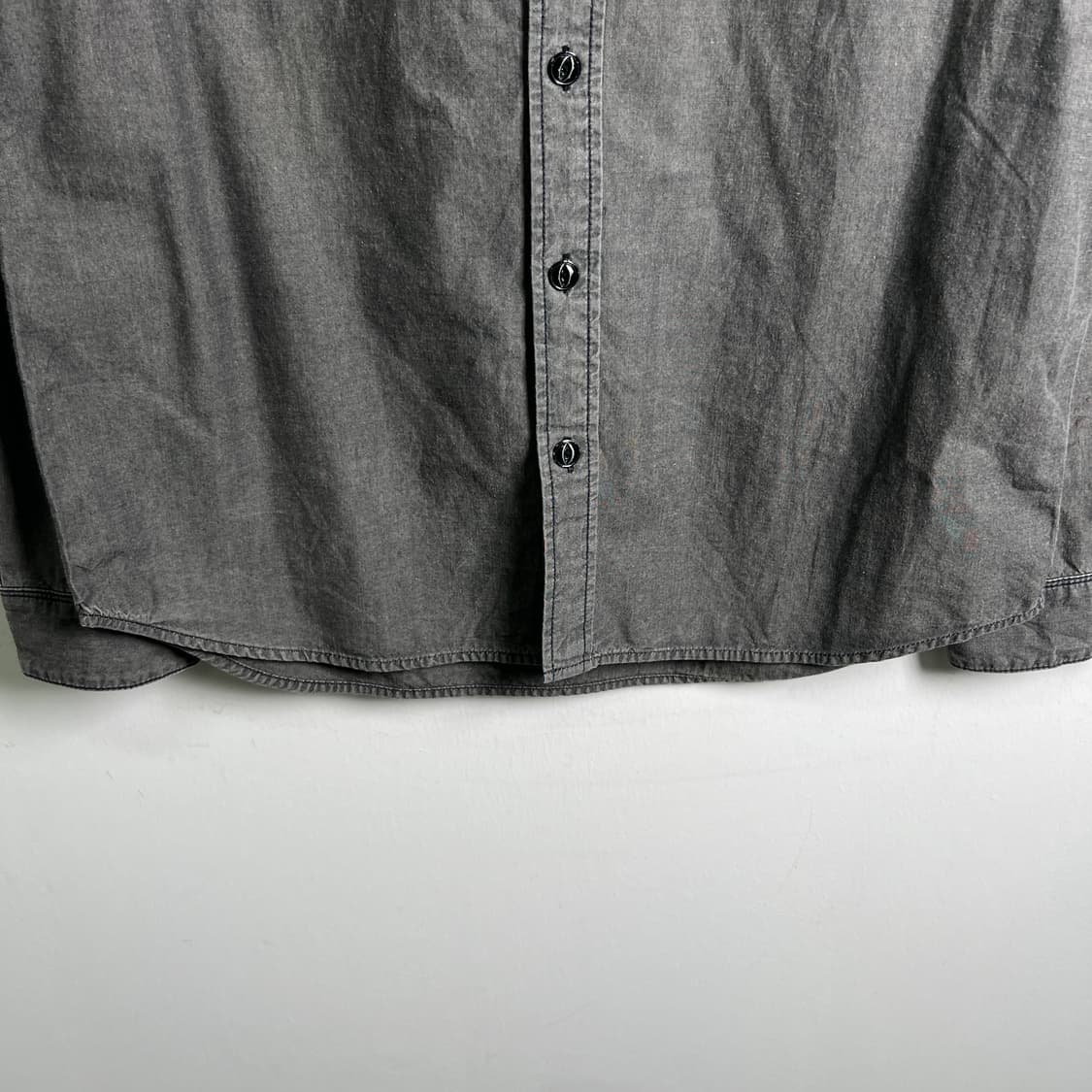 Avirex 아비렉스 밀리터리 데님 셔츠 L 상품이미지6