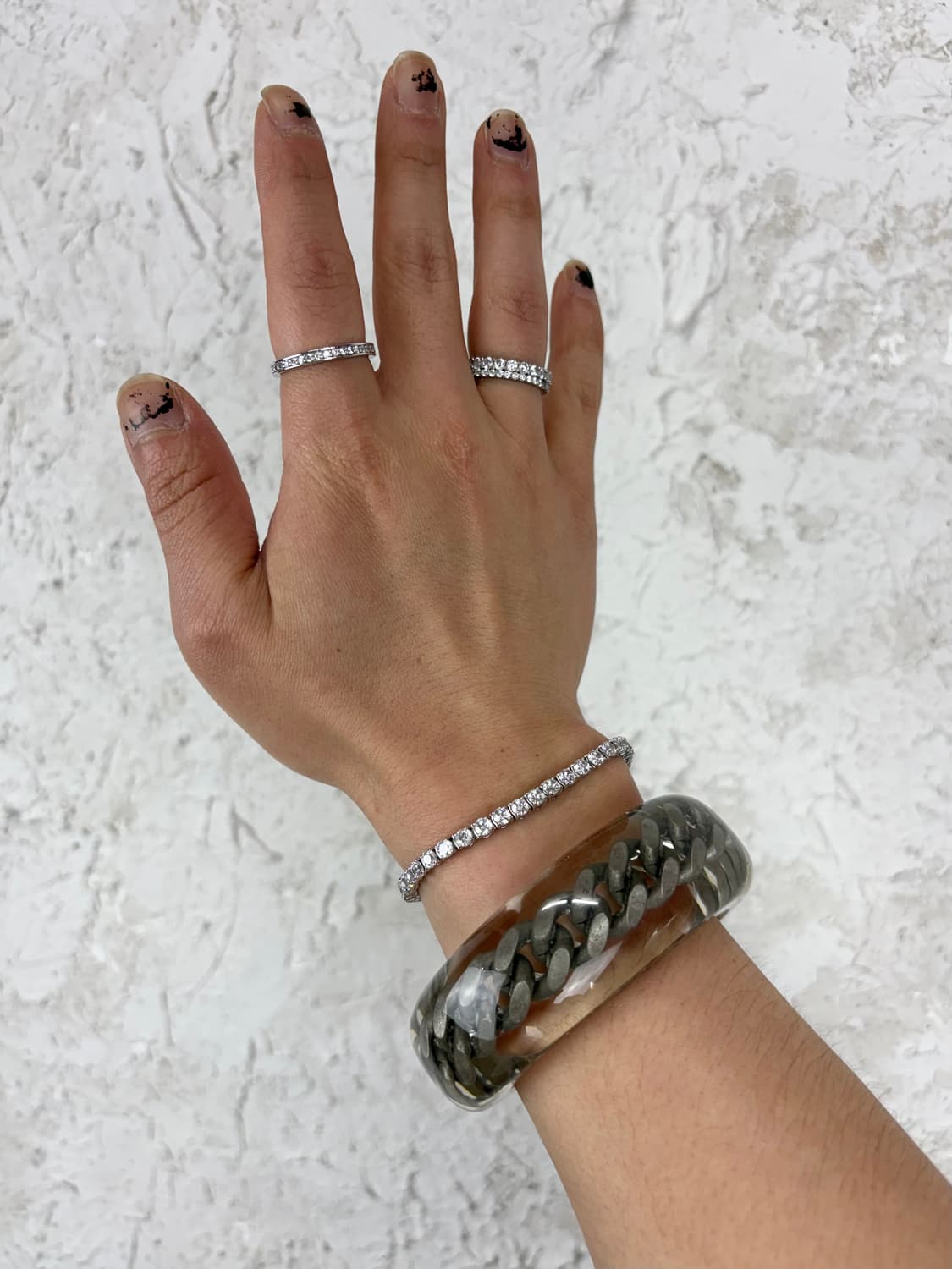 카반 드 주카 2009 A/W 크리스탈 트랩 체인 뱅글 상품이미지2