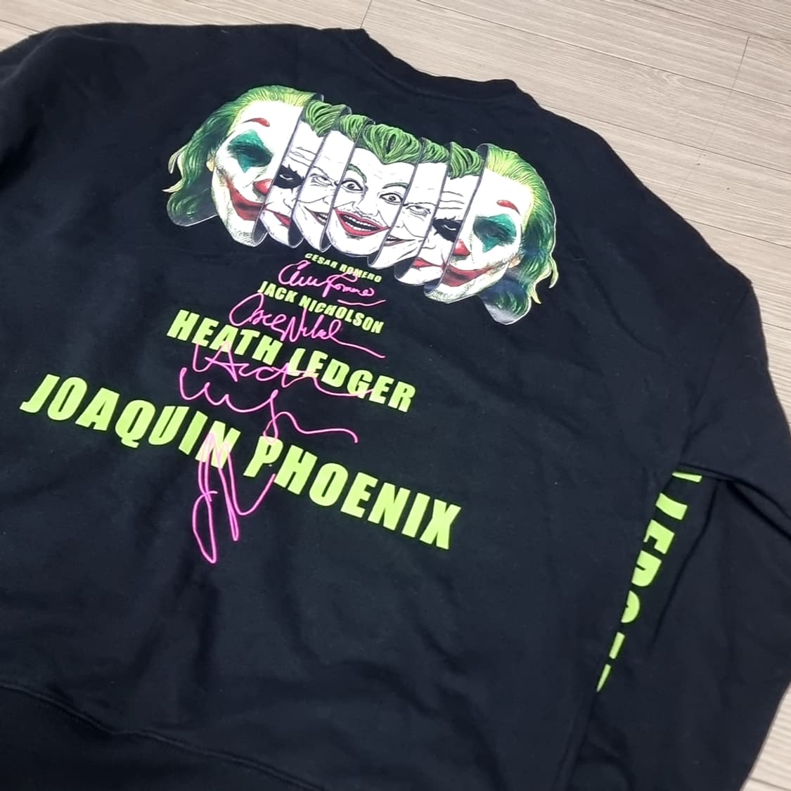 비젼컴페니 JOKER 블랙 맨투맨(105~) 상품이미지3