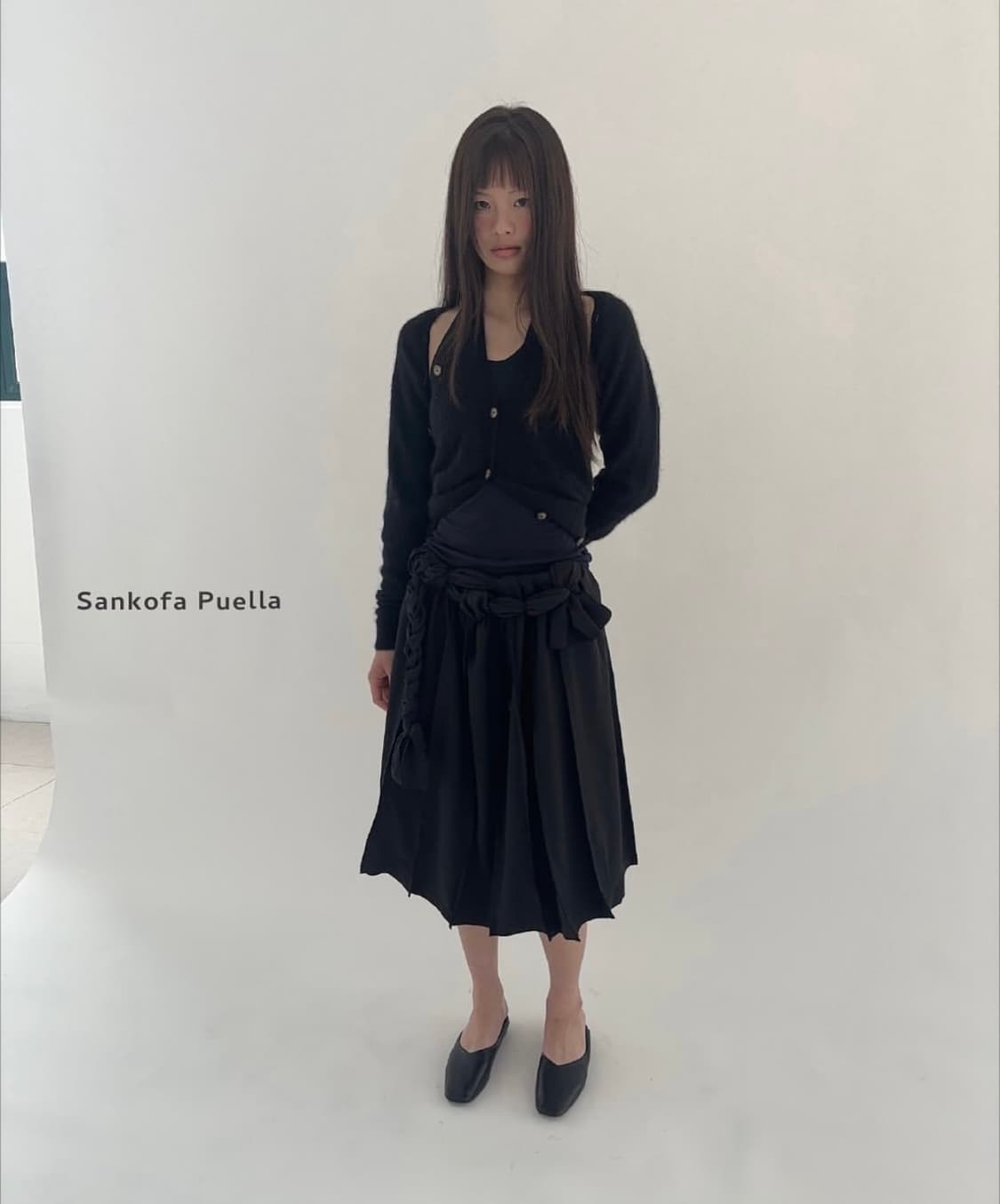 sankofa puella reversal entwine skirt 상품이미지1