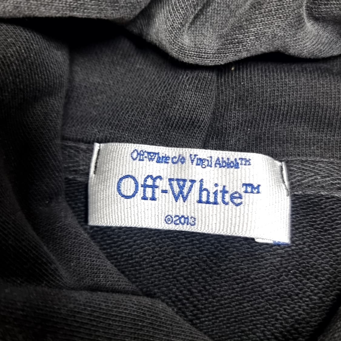 OFF-WHITE 앙상블 아플리케 후드티 블랙(프리) 상품이미지4