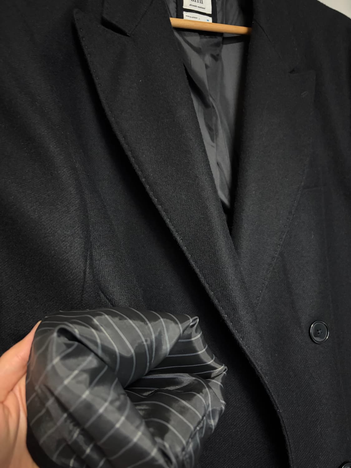 갭 아미 블랙 코트 (GAP X AMI) 상품이미지6