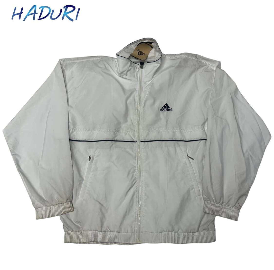 아디다스 00s 퍼포먼스로고 화이트바람막이 110 상품이미지1