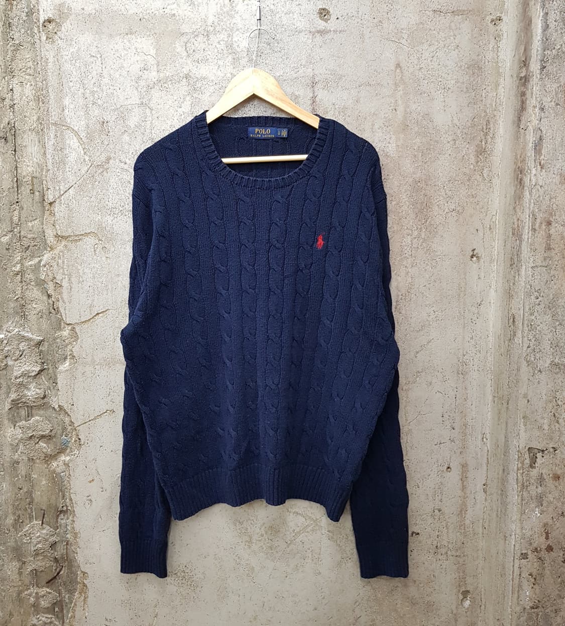 폴로 랄프로렌 클래식 케이블  니트 L사이즈 상품이미지1