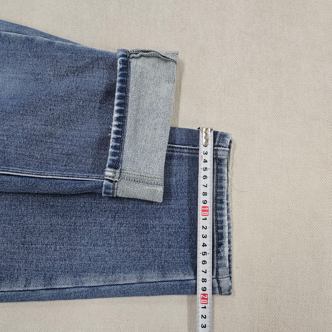 실측확인 빈티지 패치 데님 팬츠 0622Y 상품이미지8