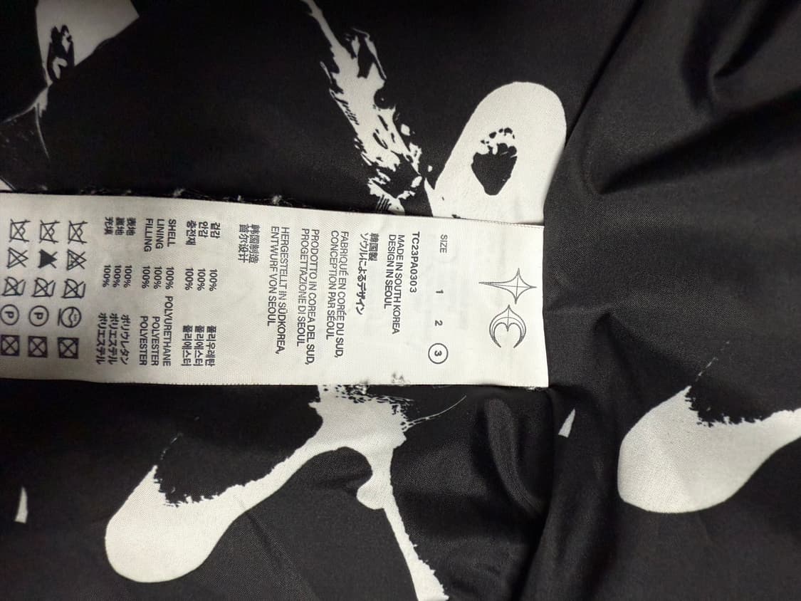 떠그클럽 레더 패딩 블랙 3 상품이미지2