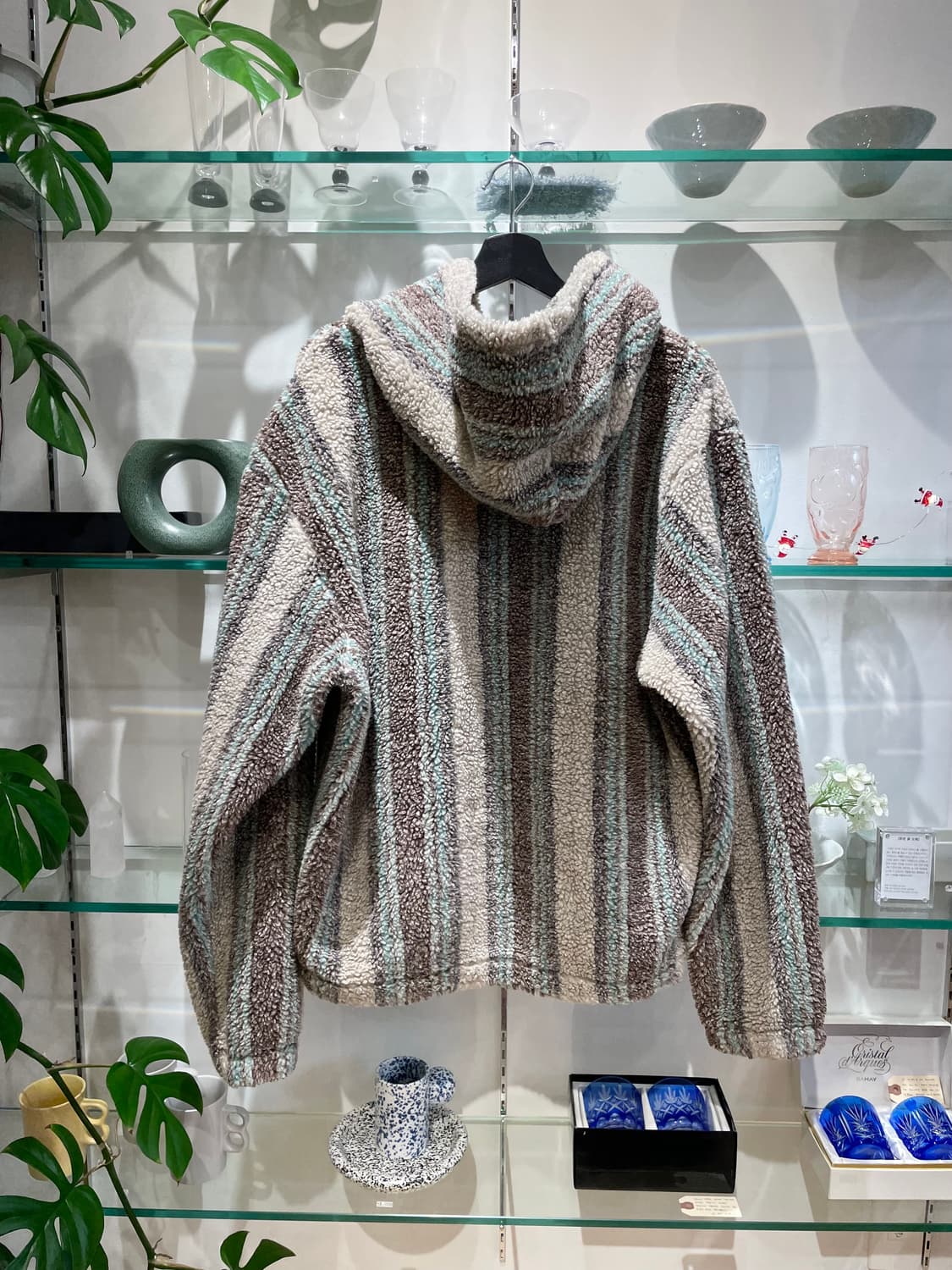 스투시 sherpa hoodie 상품이미지2