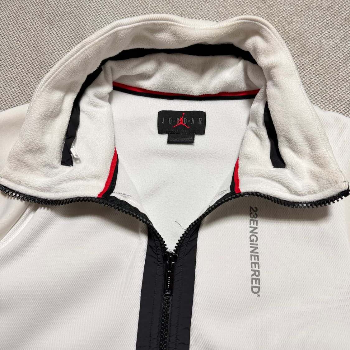 조던 엔지니어드 화이트 기모 자켓 상품이미지3