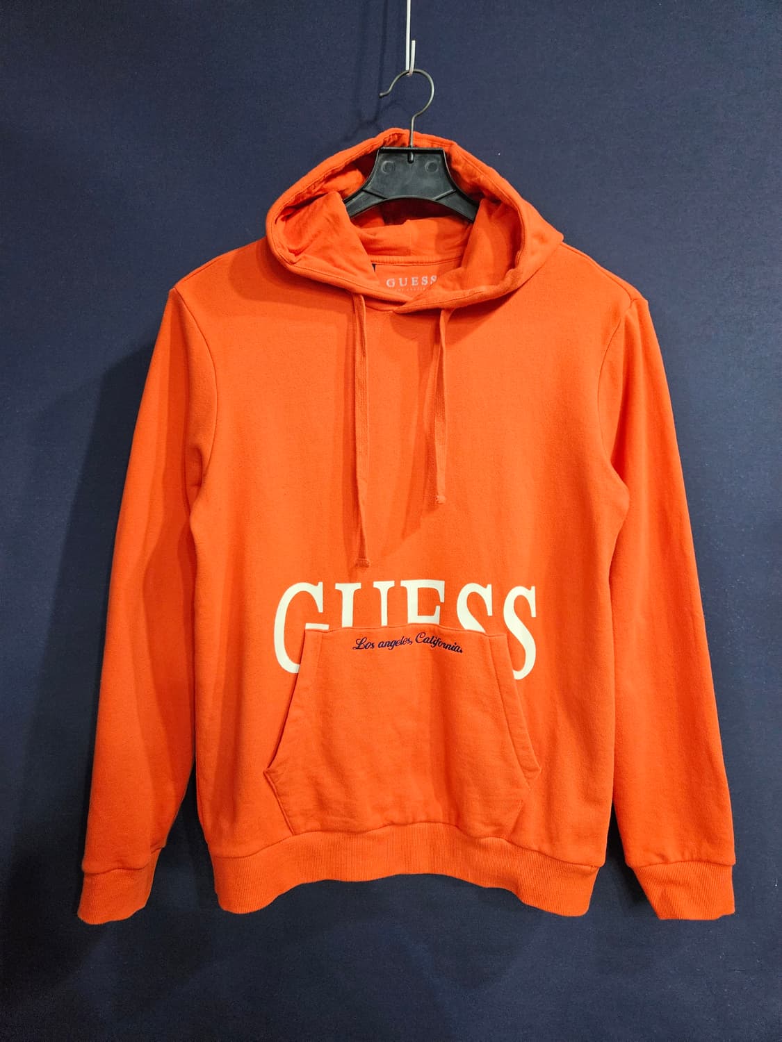 게스 오렌지컬러 남성 100 포켓 후드티  상품이미지1