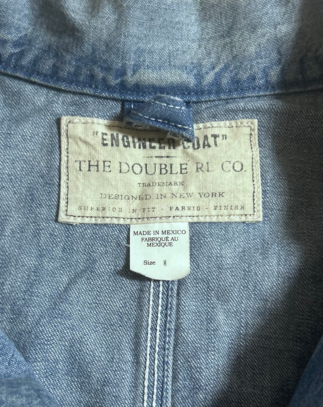 RRL 24SS 엔지니어 데님 워크 자켓 M 상품이미지3