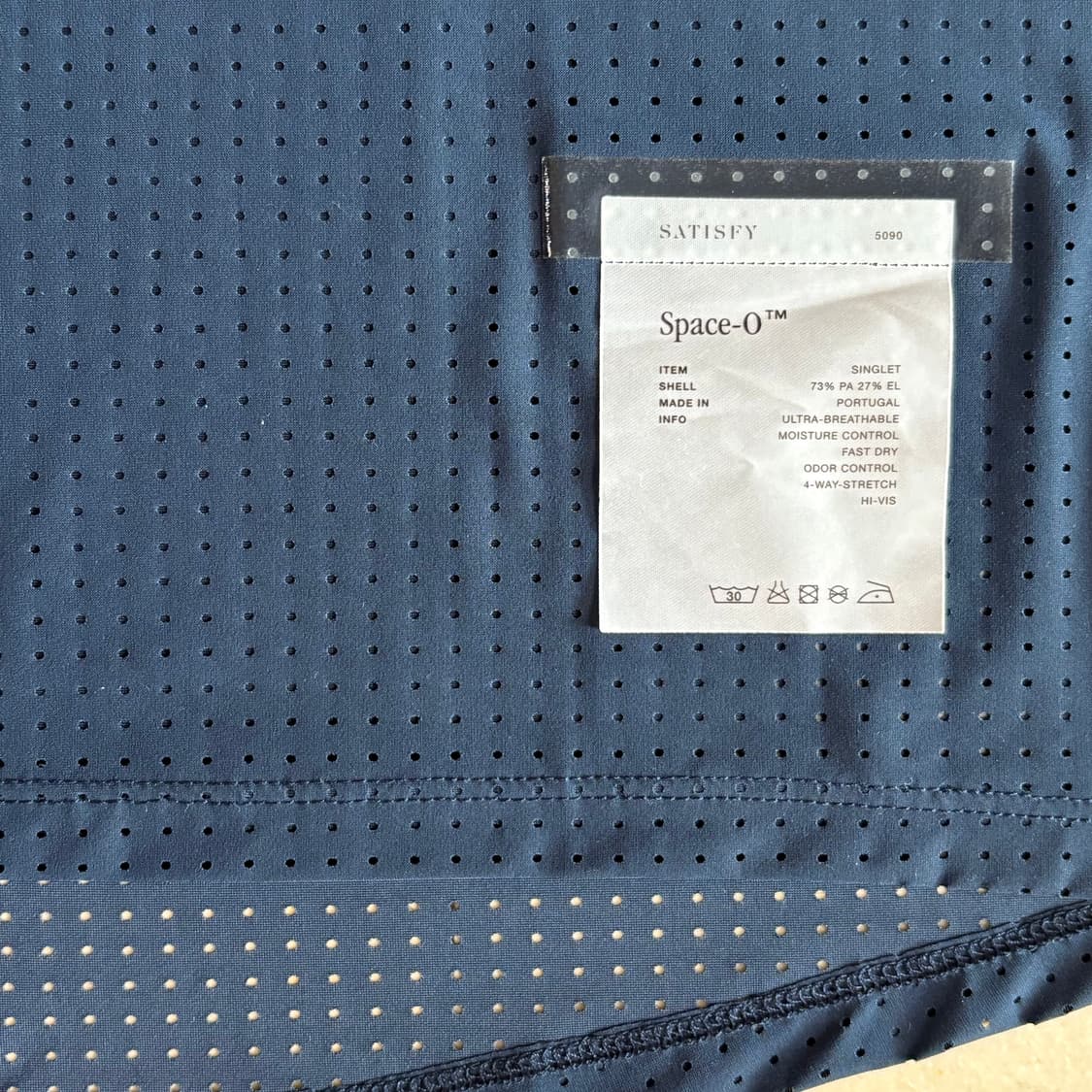 Satisfy Space-O Singlet Navy 상품이미지5