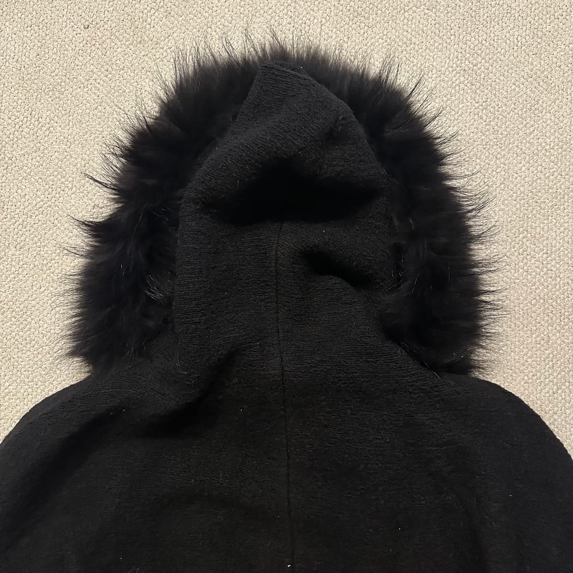 시스템 SYSTEM 라쿤 퍼 트리밍 울 자켓 상품이미지10