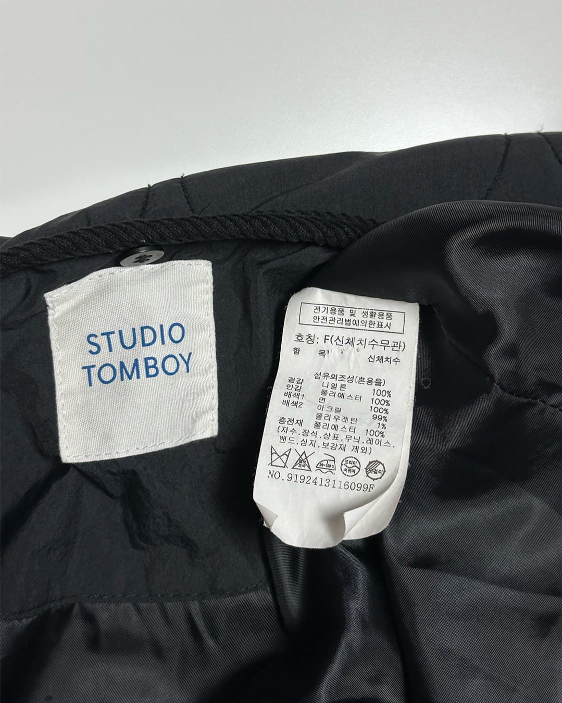 톰보이 퀼팅 롱 야상 점퍼 상품이미지4