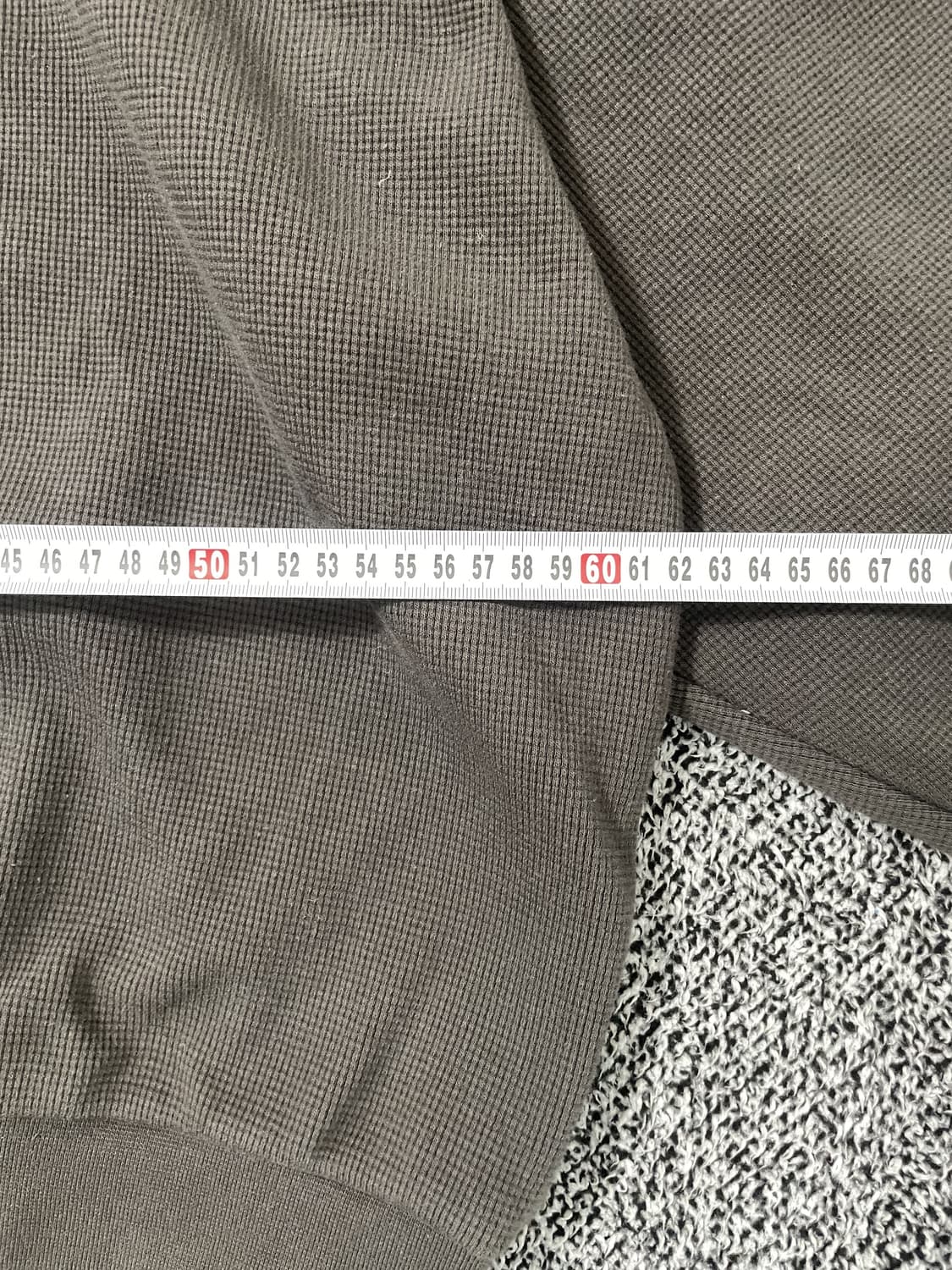 빈티지9. 피어오브갓 에센셜 23SS 와플 헨리 럭비 셔츠 맨투맨 브라운 상품이미지2