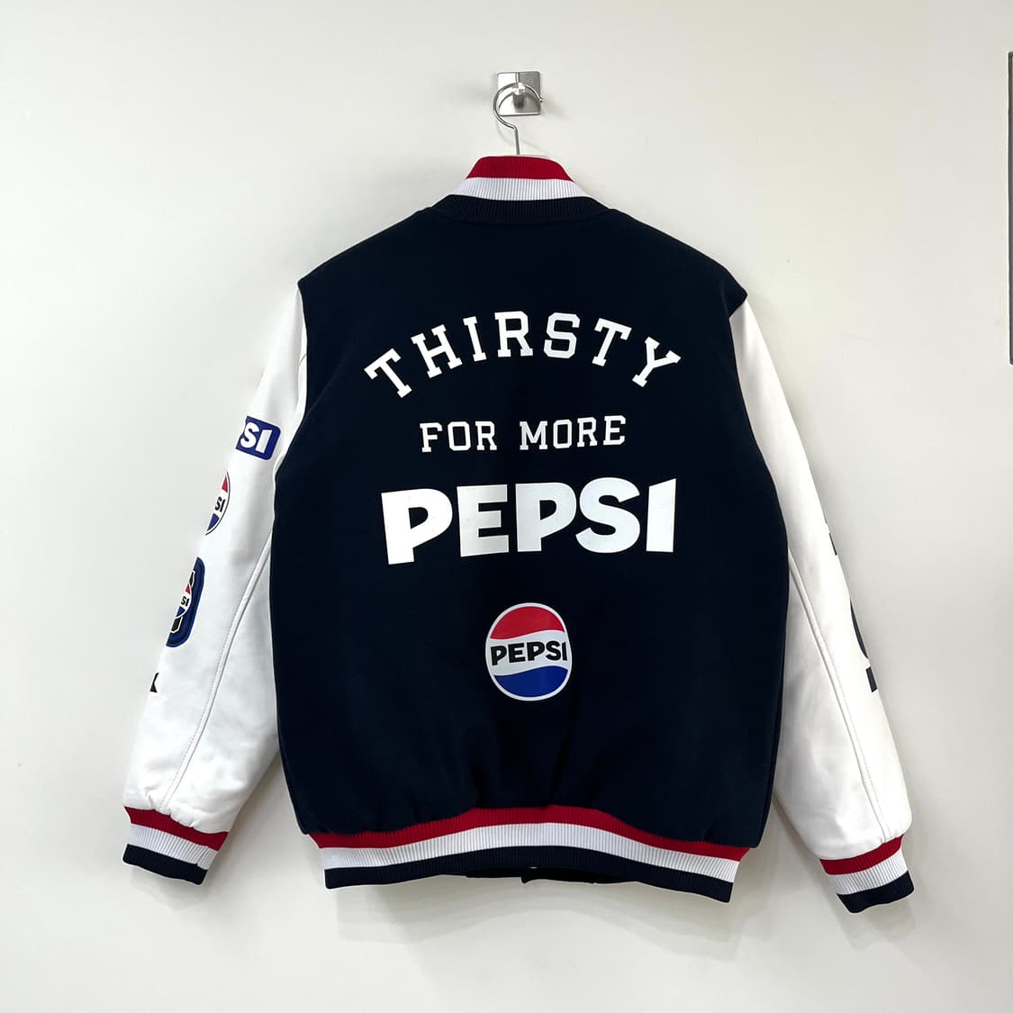 펩시 울 레더 바시티 자켓 상품이미지3