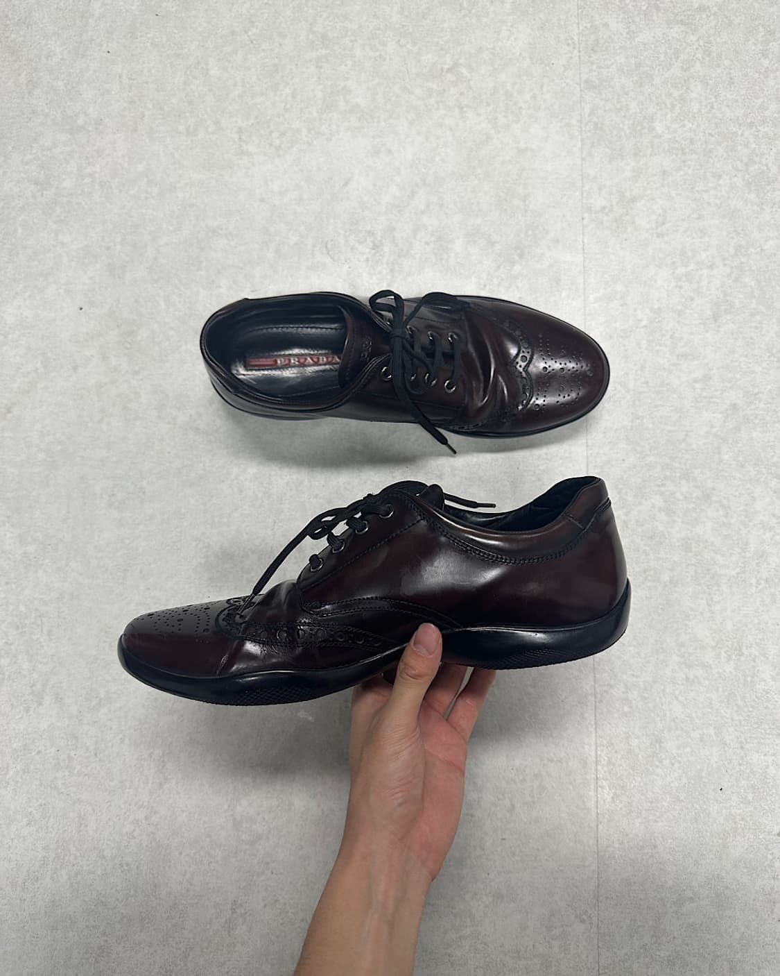 Prada sports brown leather 상품이미지2