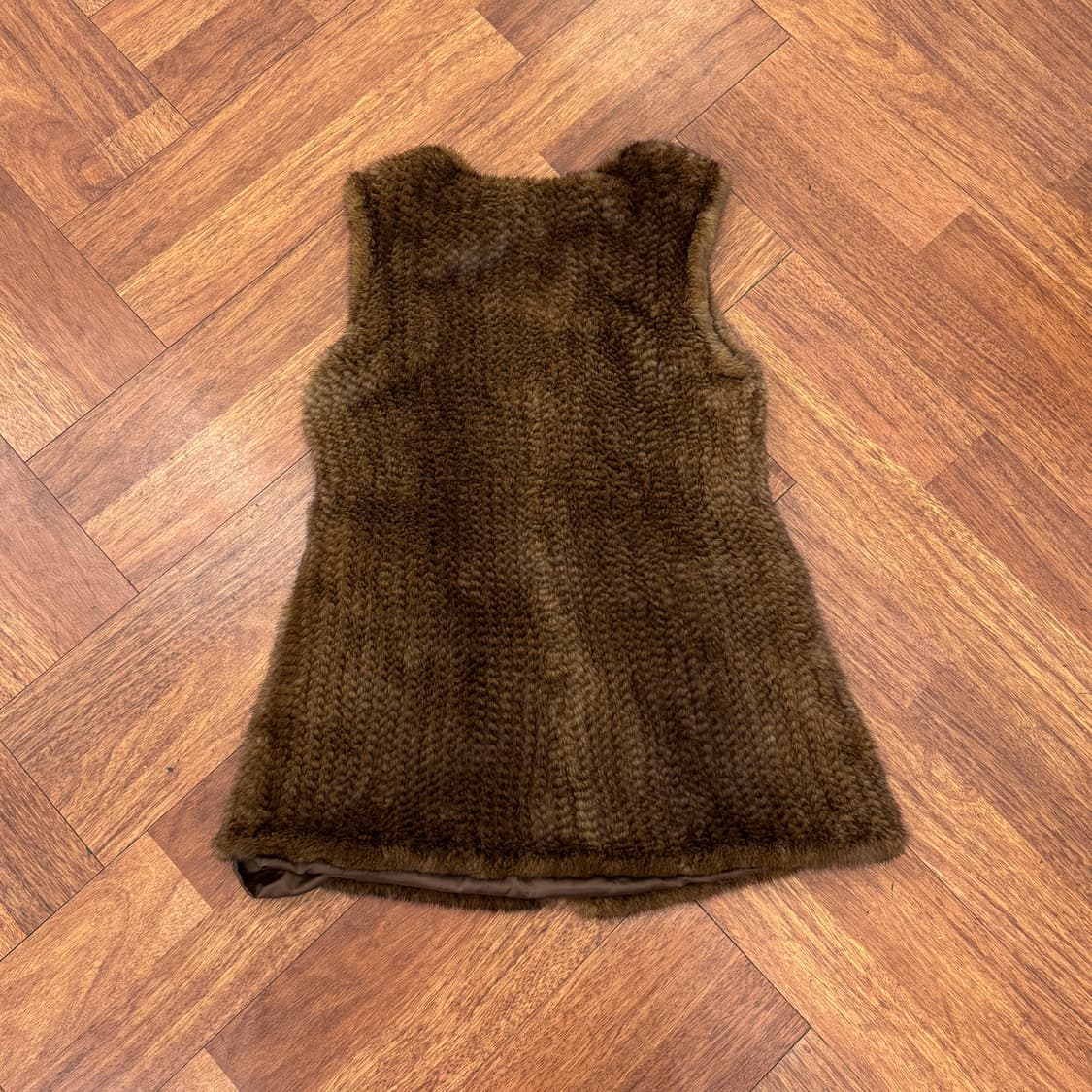 여성용 95 JINDO 진도 밍크 롱 베스트 자켓  상품이미지2