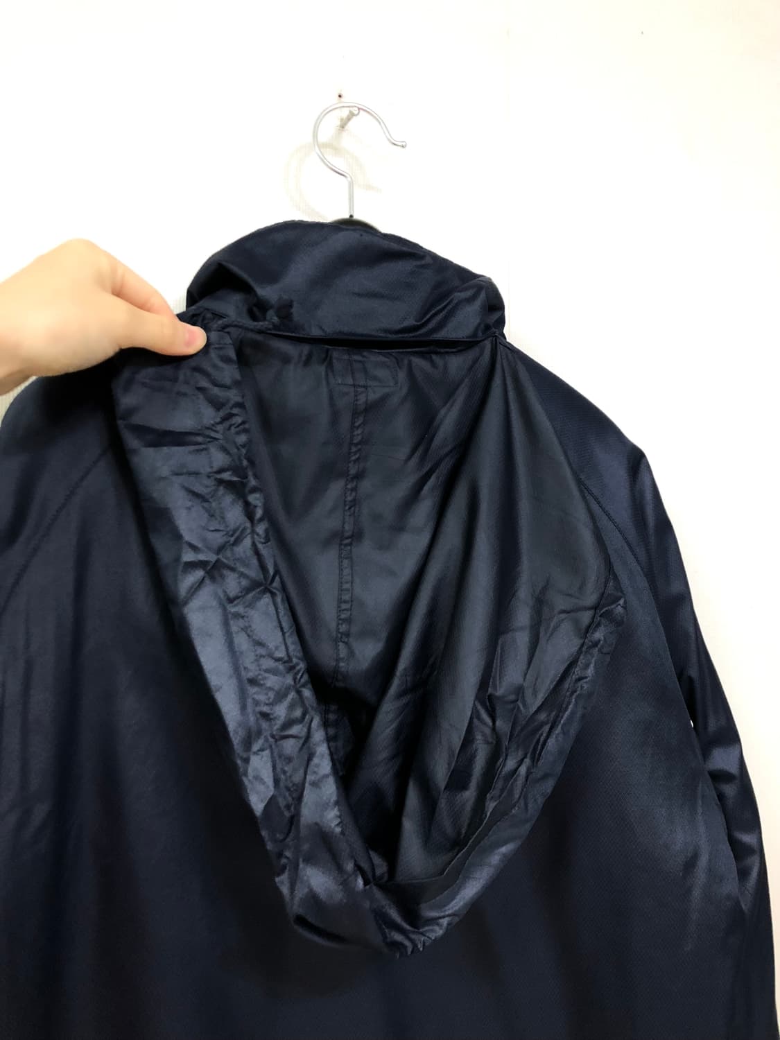 챔피온 오버핏 패딩 플리스 바람막이 자켓 _ 네이비 상품이미지6