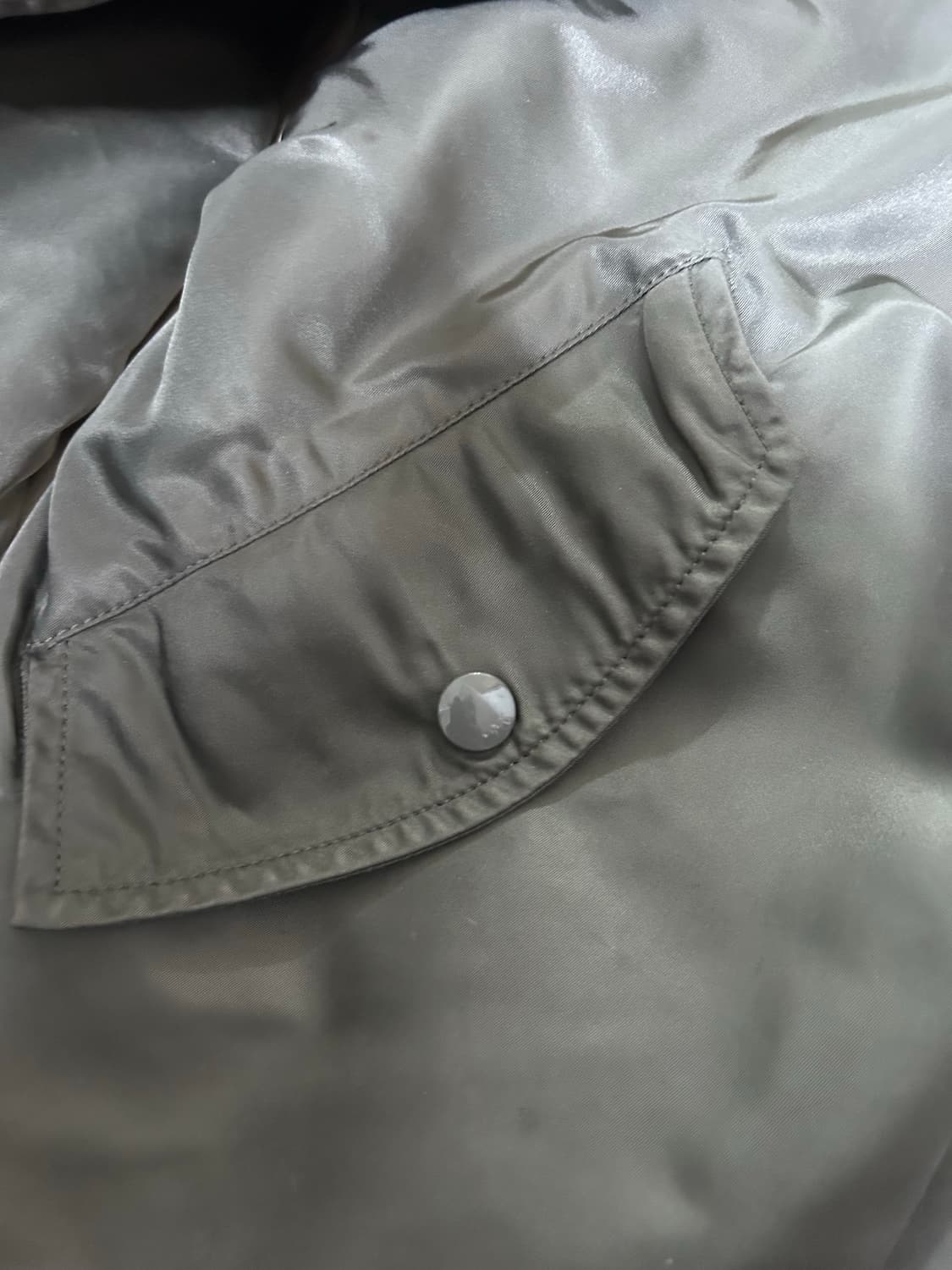 알파인더스트리 MA-1 카키 봄버 자켓 L 사이즈 팝니다! 상품이미지6