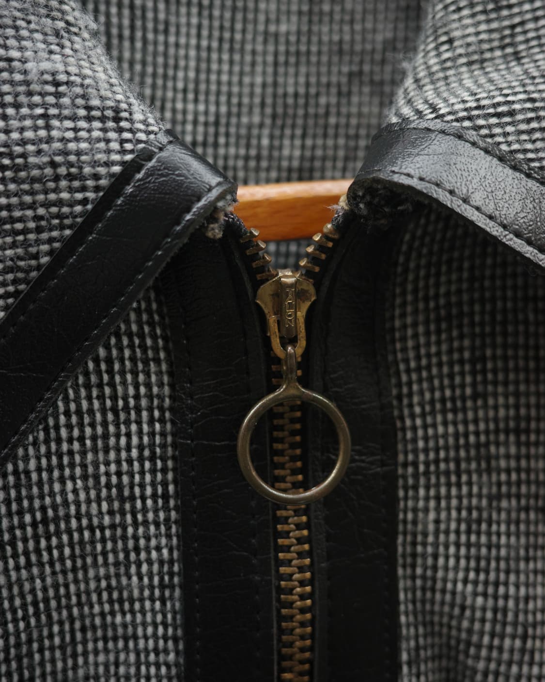 60‘s 70‘s 빈티지 모드 컨템포러리 쿼터 집 니트 폴로셔츠 상품이미지3