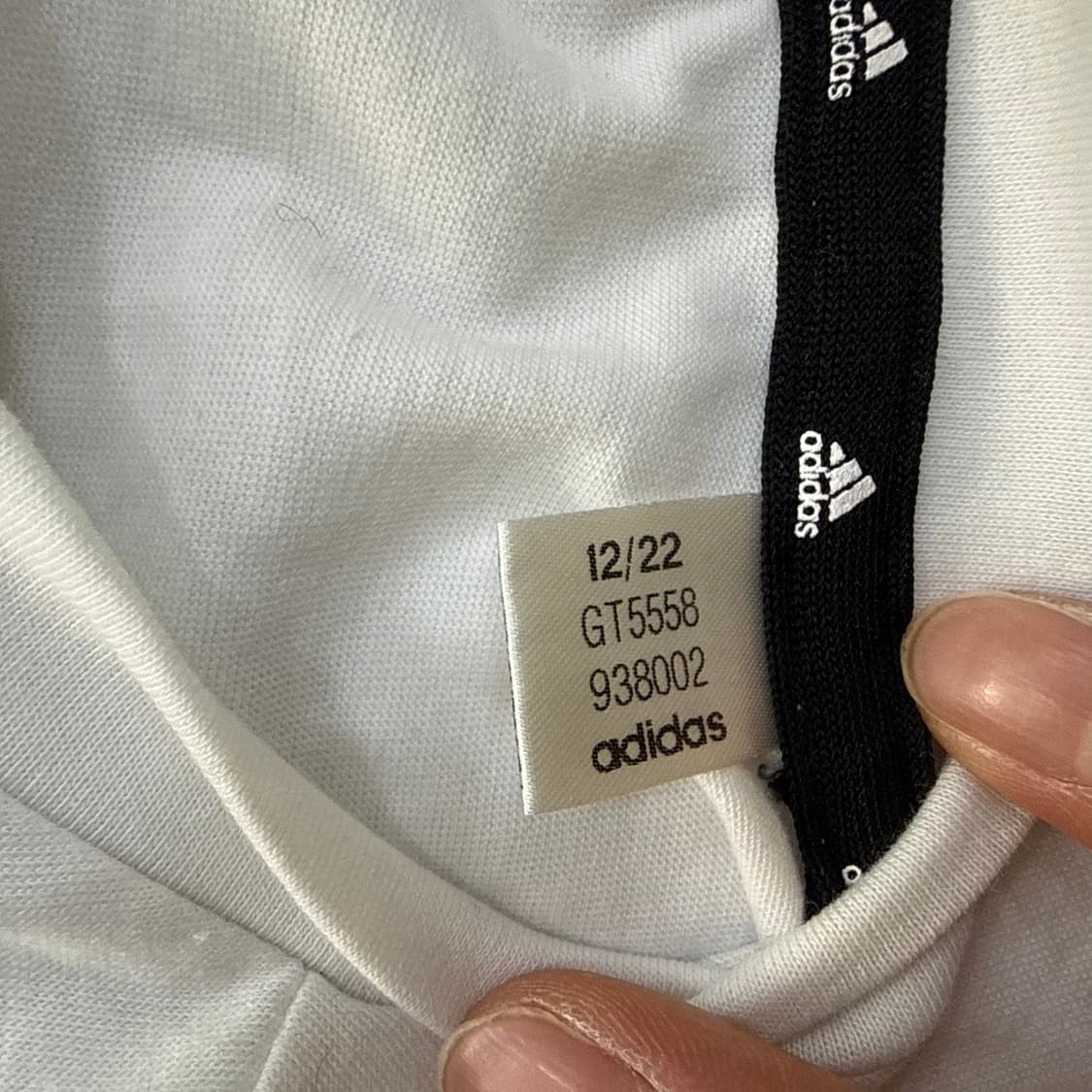 105 아디다스 스몰로고 반팔 티셔츠 0413T 상품이미지3