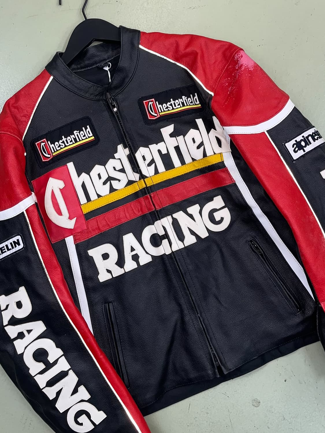 체스터필드 모터사이클 레이싱 램스킨 자켓 상품이미지7