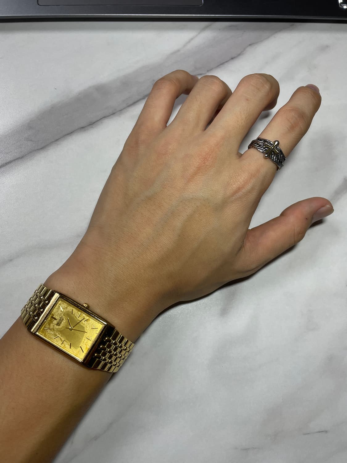 SEIKO - SEIKO QUARTZ SQUARE GOLD 상품이미지1