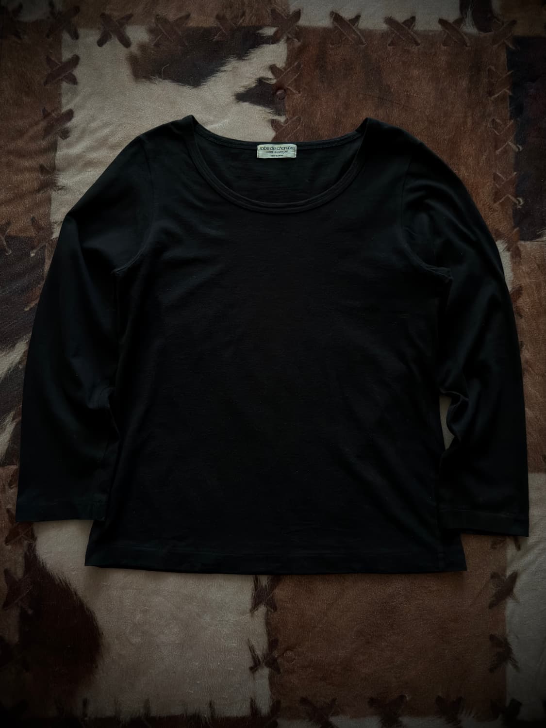 90s COMME des GARCONS black long sleeve  상품이미지1