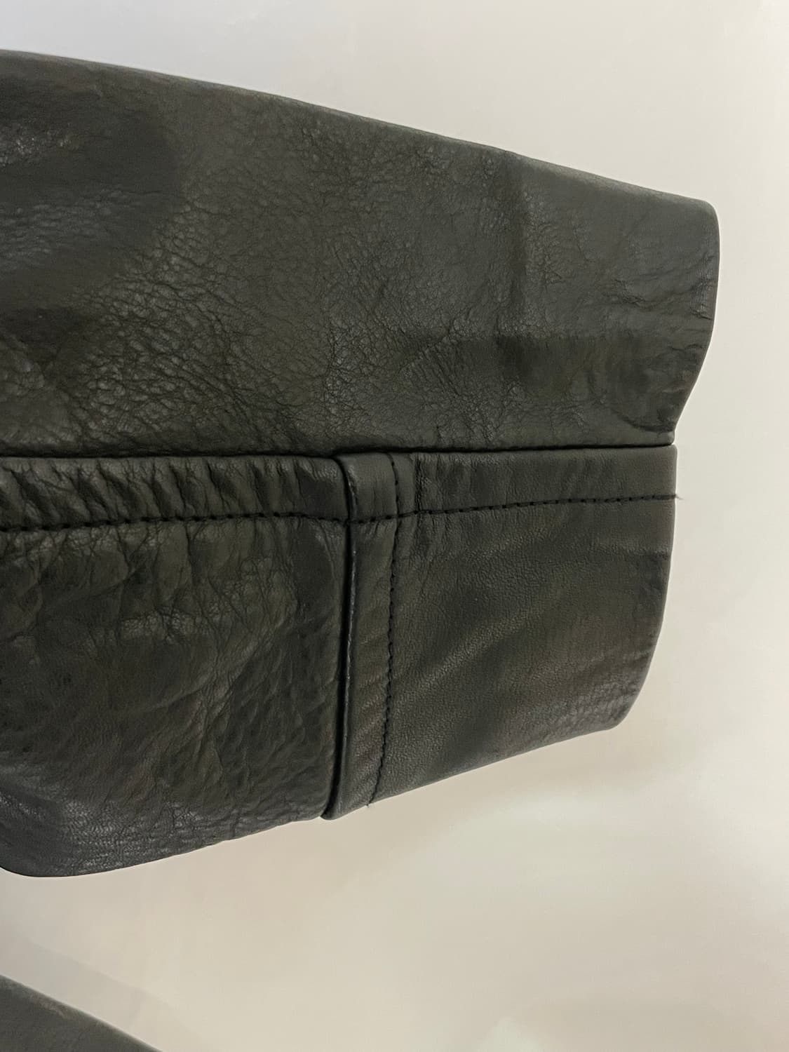 [D.O Archives] 90s 올드갭 레더 카코트 블랙(L) 상품이미지7