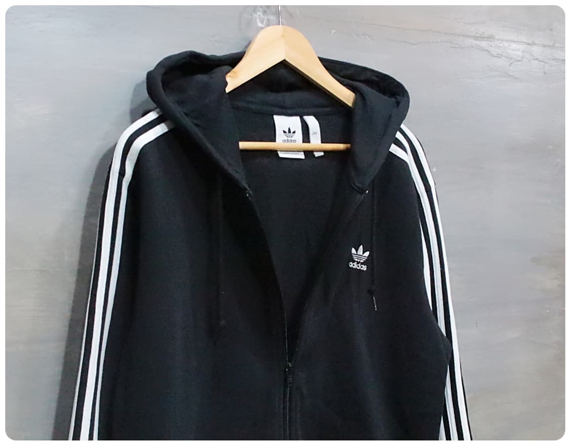 [2XL] 아디다스 오리지널 3ST 기모 후드집업 상품이미지6
