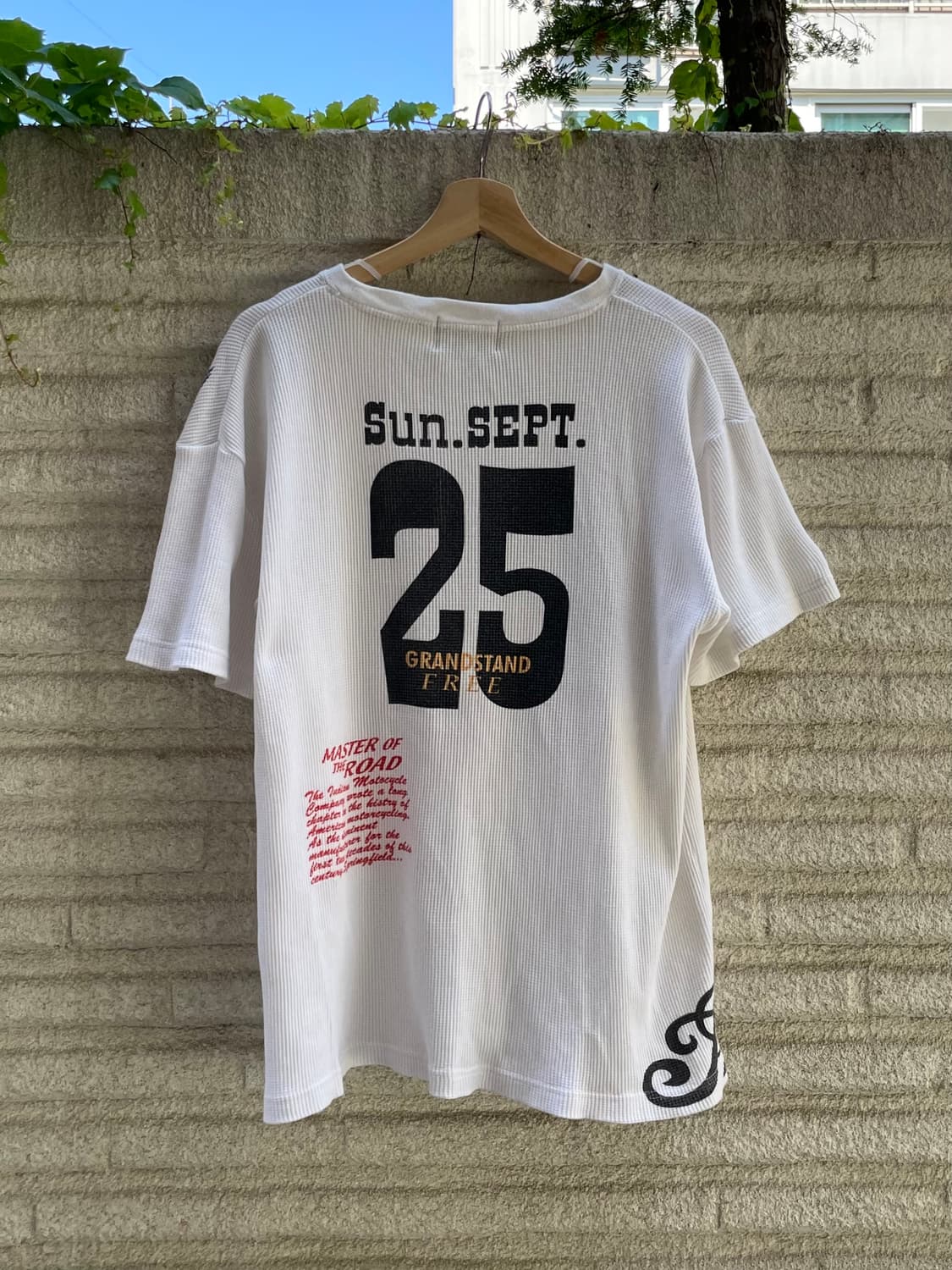 인디언모터사이클 와플 티서츠 상품이미지4