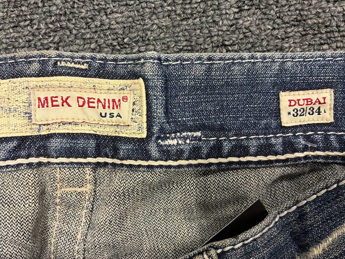 32)Mex Denim 빈티지 스티치 디테일 워싱 데님팬츠 상품이미지7
