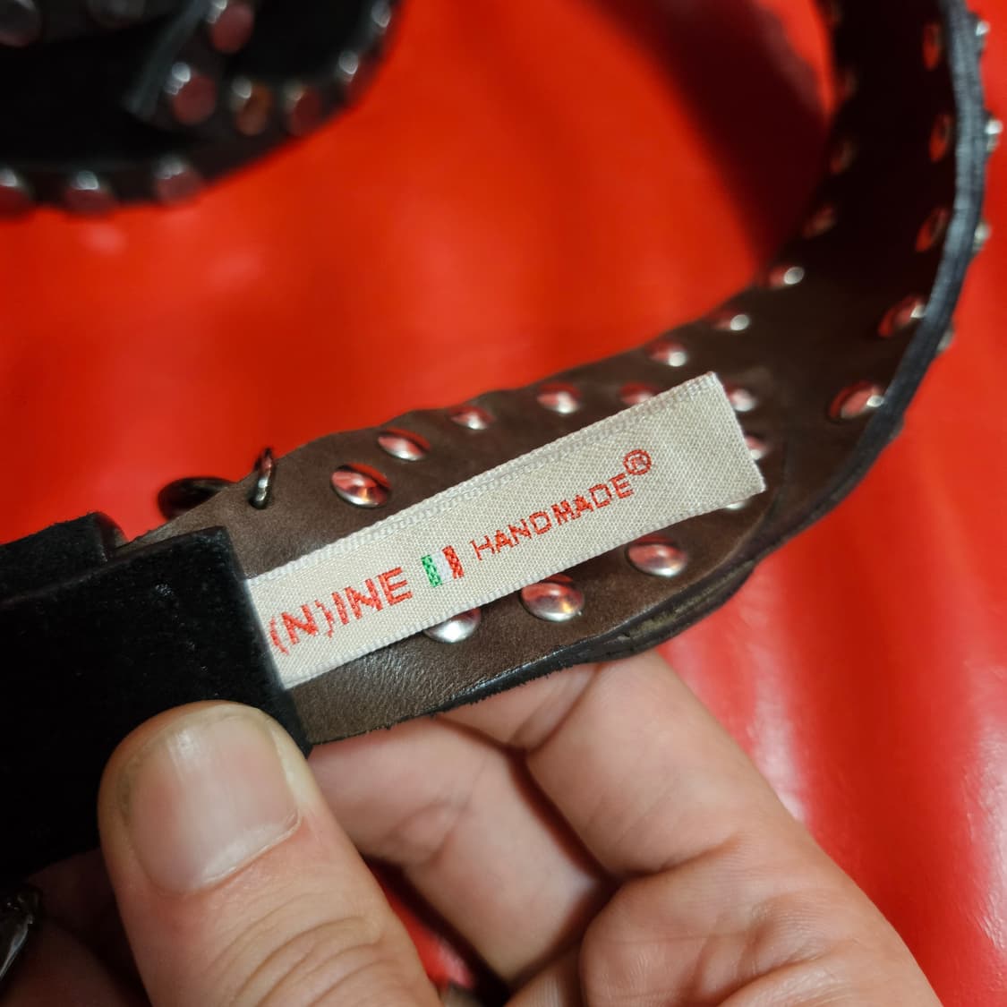 넘버나인 " (N)INE " 스네이크 볼드 페이스 징's 벨트 상품이미지3