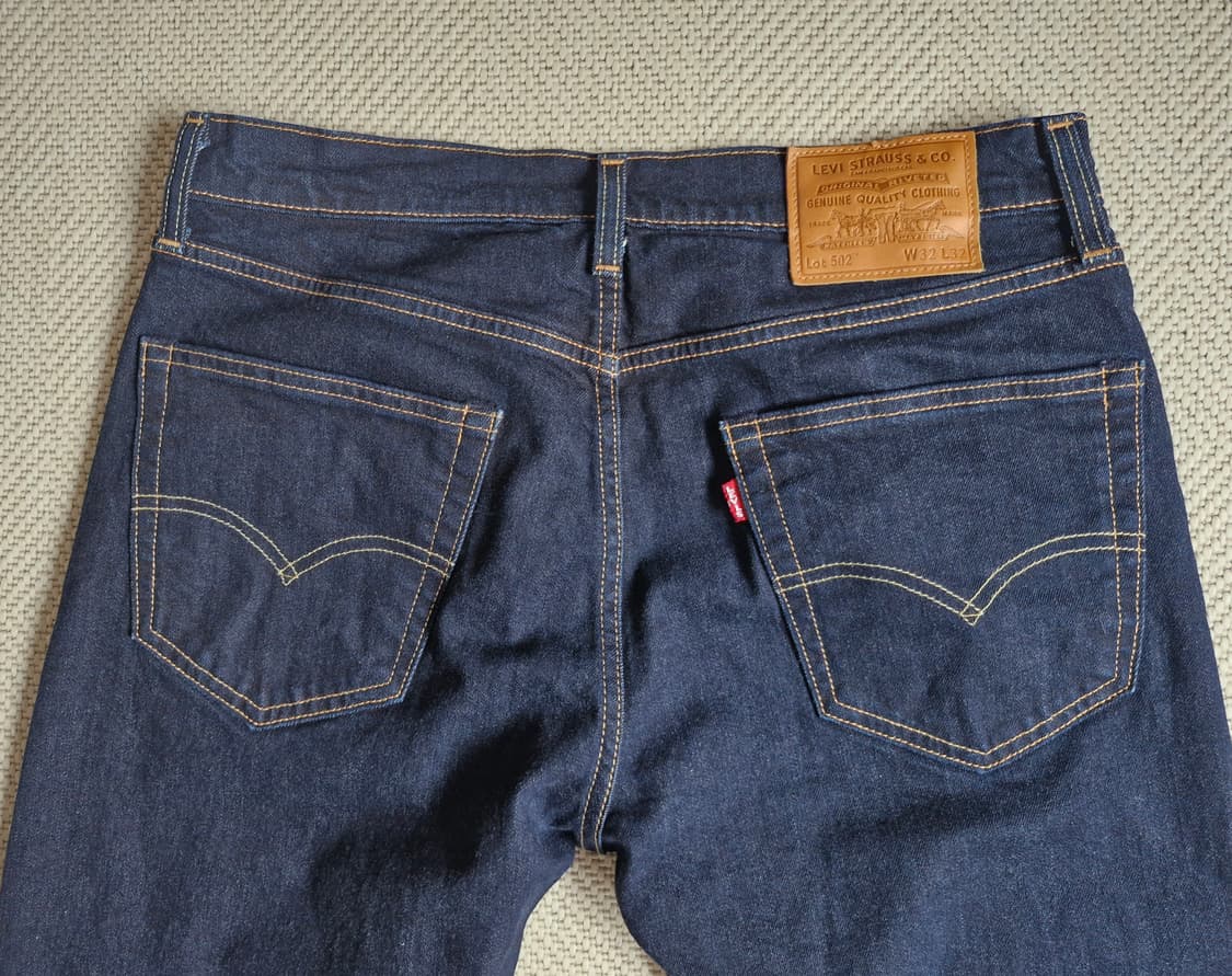 새상품급 리바이스 프리미엄 502 테이퍼  생지 W32 상품이미지3