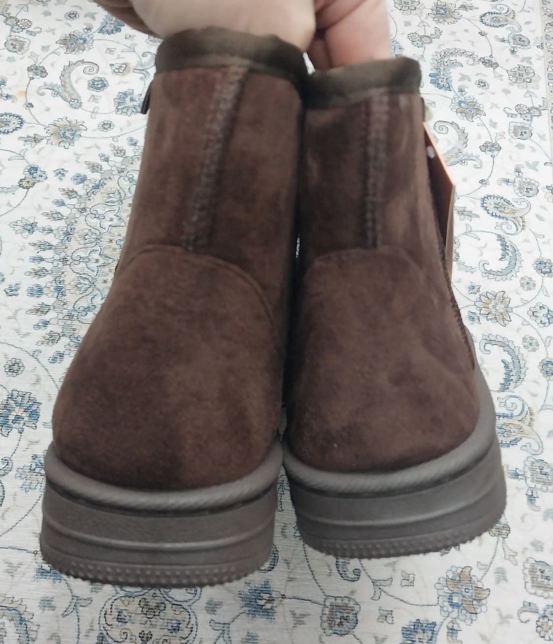 (새상품) 플리스 멜번 스웨이드 털 안감 숏 부츠 250mm 상품이미지2