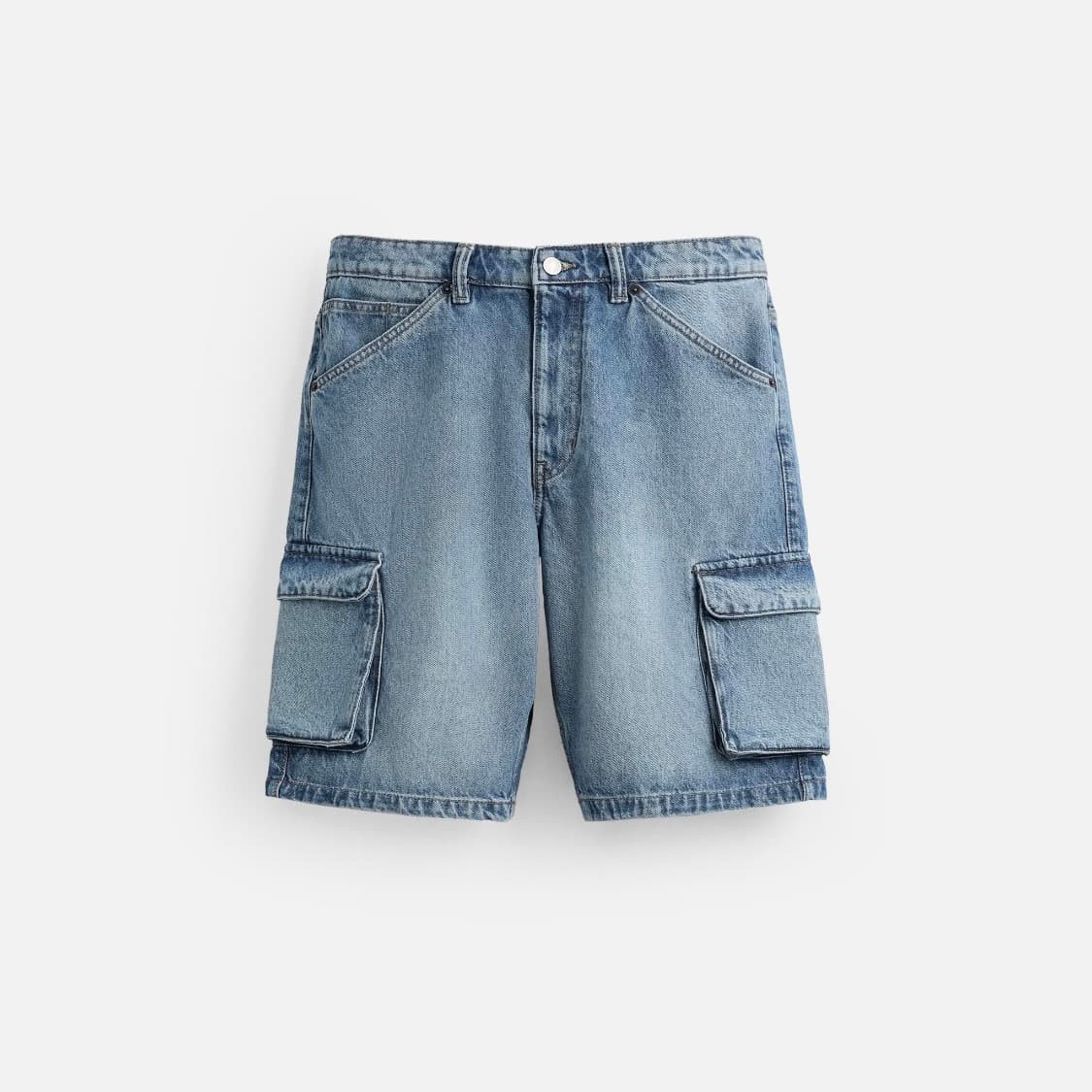 zara 자라 데님 카고 버뮤다 팬츠 상품이미지6