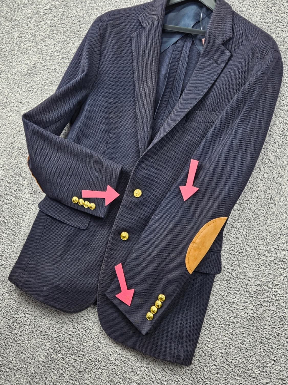 폴로랄프로렌 엘보패치 골드버튼 블레이저 자켓 ( 40R ) / 11642 상품이미지4