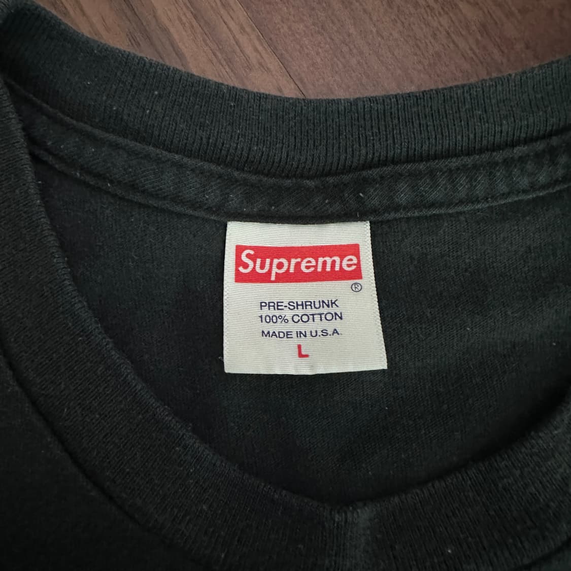 [L] 슈프림 18SS Hardware 티셔츠 블랙 상품이미지3